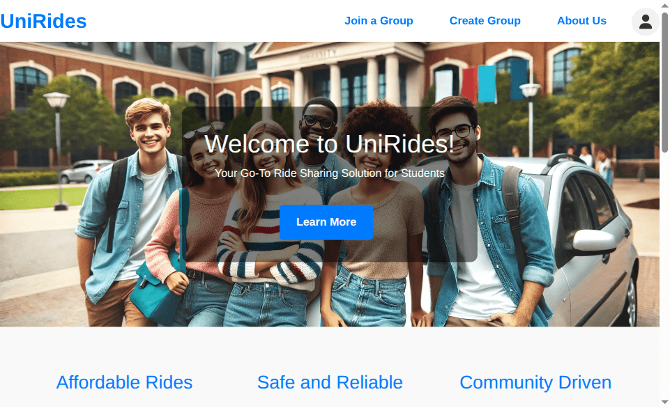 UniRideShare screenshot